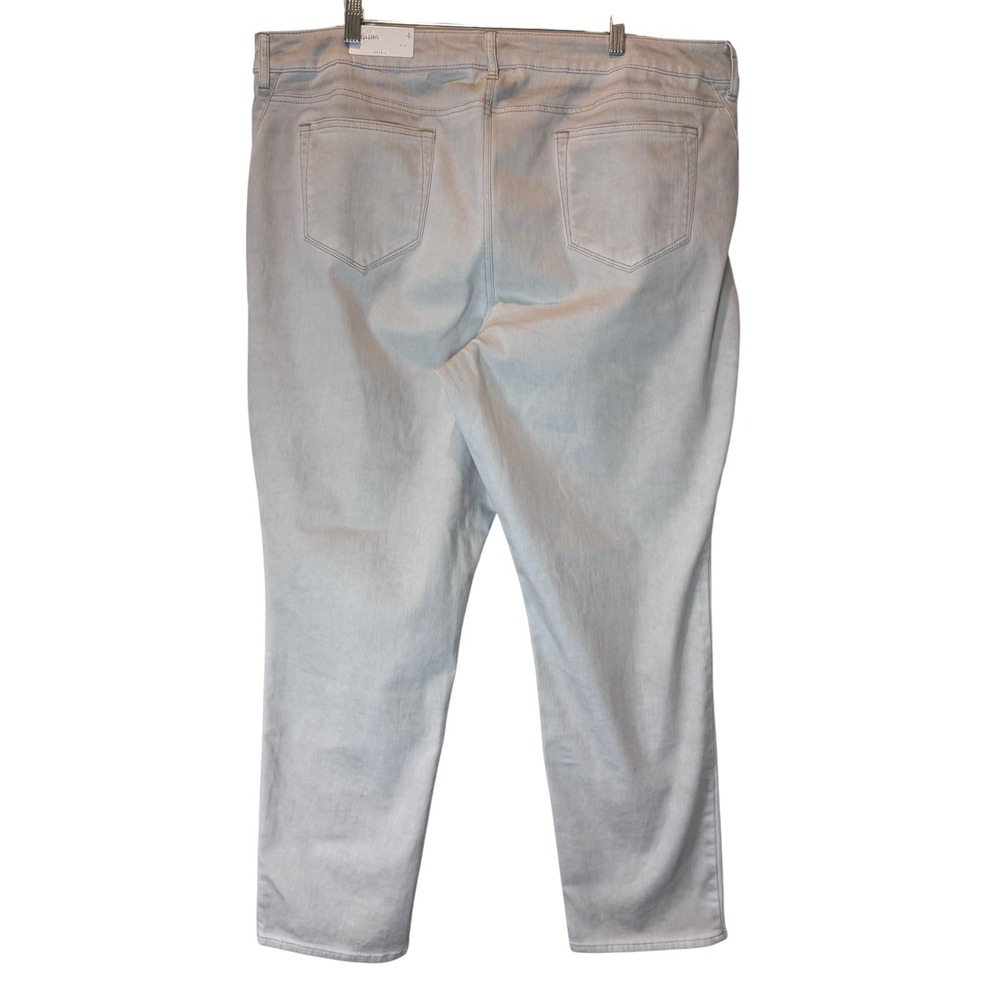 Chicos Size 4 Platinum Jegging‎ Jeans Preppy Summer Beach  Vacation Travel Chic - Picture 4 of 7
